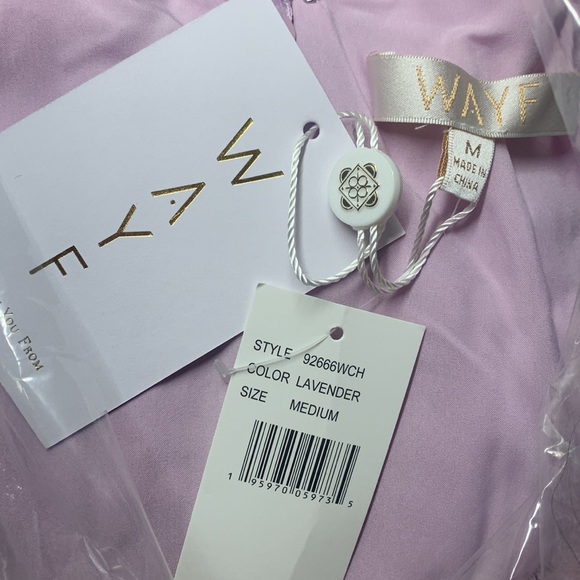 NWT WAYF Lavender twist cutout dress - Picture 5 of 14